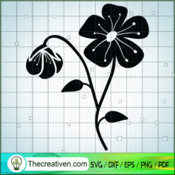 Flower Free SVG Cut File for Cricut & Silhouette Design 48913