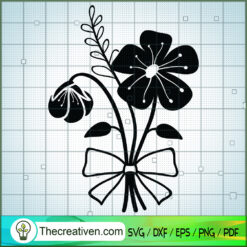 Flower Free SVG Cut File for Cricut & Silhouette Design 48914