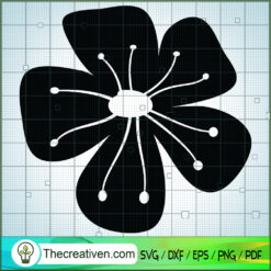 Flower Free SVG Cut File for Cricut & Silhouette Design 48912