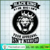 Black King SVG, I Am Who I Am SVG, Lion King SVG 2 249 copy 1