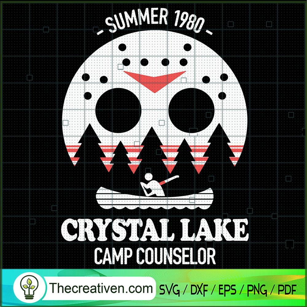 Crystal Lake Camp Counselor SVG Cut File for Cricut & Silhouette 1 Crystal Lake Camp Counselor SVG Cut File for Cricut & Silhouette