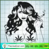 Girl Smoke Weed SVG, Cannabis SVG, Leaf SVG 3 157 copy 4