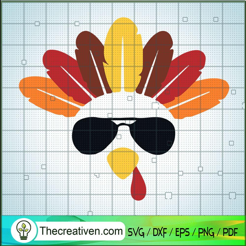 Coolest Turkey SVG, Turkey SVG, Thanksgiving SVG 1 Coolest Turkey SVG, Turkey SVG, Thanksgiving SVG