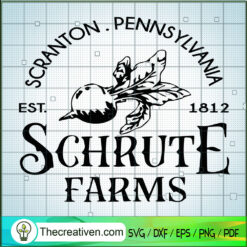 Schrute Farms SVG, The Office SVG, Funny Thanksgiving SVG