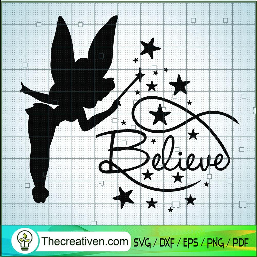 Tinker Bell Belive SVG, Walt Disney SVG, Disney Princess SVG 1 Tinker Bell Belive SVG, Walt Disney SVG, Disney Princess SVG