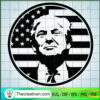 Donald Trump In Circle US Flag SVG Cut File for Cricut & Silhouette 2 92 copy 9