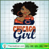 Chicago Girl SVG, Chiacago Logo SVG, NFL Team SVG