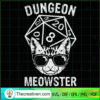 Dungeon Meowster SVG, Cat SVG, Halloween SVG