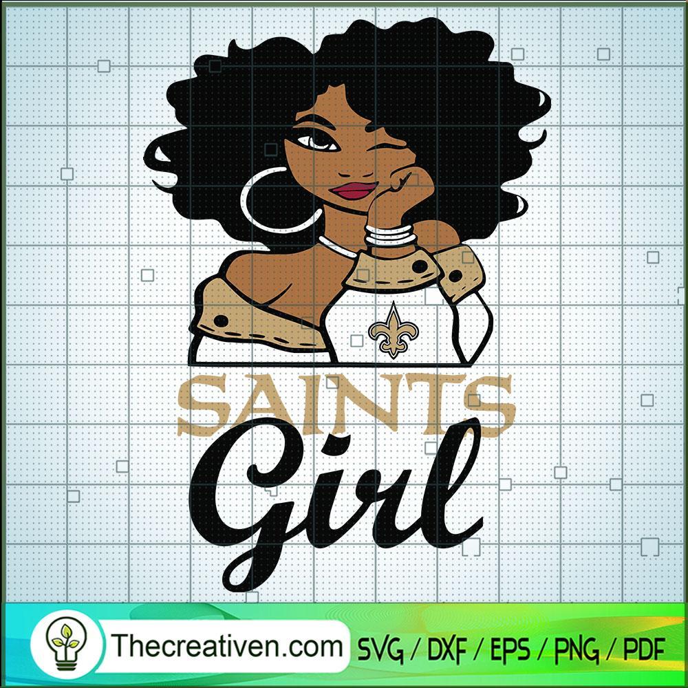 Saints Girl SVG, Saints Logo SVG, NFL Team SVG 1 Saints Girl SVG, Saints Logo SVG, NFL Team SVG