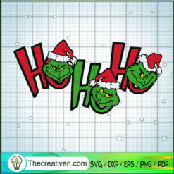 Hohoho Grinch SVG, Grinch Christmas SVG, Christmas Eve SVG