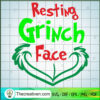 Resting Grinch Face SVG, Grinch Christmas SVG, Merry Christmas SVG 2 2 copy 23
