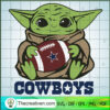 Baby Yoda Cowboys SVG, Baby Yoda SVG, NFL Sport SVG 3 90 copy 9