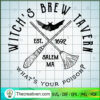 Witch's Brew Tavern SVG, Witches SVG, Halloween SVG