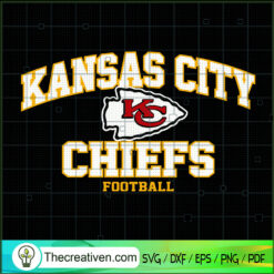 Kansas City Chiefs Football Team SVG, Kansas City Logo SVG, Rugby SVG