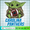 Baby Yoda Caroline Pamthers SVG, Baby Yoda SVG, NFL Sport SVG