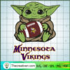 Baby Yoda Minnesota Vikings SVG, Baby Yoda SVG, NFL Sport SVG