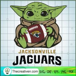 Baby Yoda Jacksonville Jaguars SVG, Baby Yoda SVG, NFL Sport SVG
