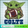 Baby Yoda Colts Roster SVG, Baby Yoda SVG, NFL Sport SVG