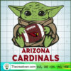 Baby Yoda Arizona Cardinals SVG, Baby Yoda SVG, NFL Team SVG