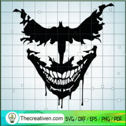 Batman Scary Face SVG, Batman SVG, Scary SVG