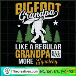 Bigfoot Grandpa Like SVG, Hiking SVG, Bigfoot SVG