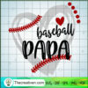 Baseball Papa SVG, Grunge Baseball SVG, Sports SVG 3 41 copy 16