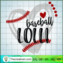 Baseball Lolli SVG, Grunge Baseball SVG, Sports SVG