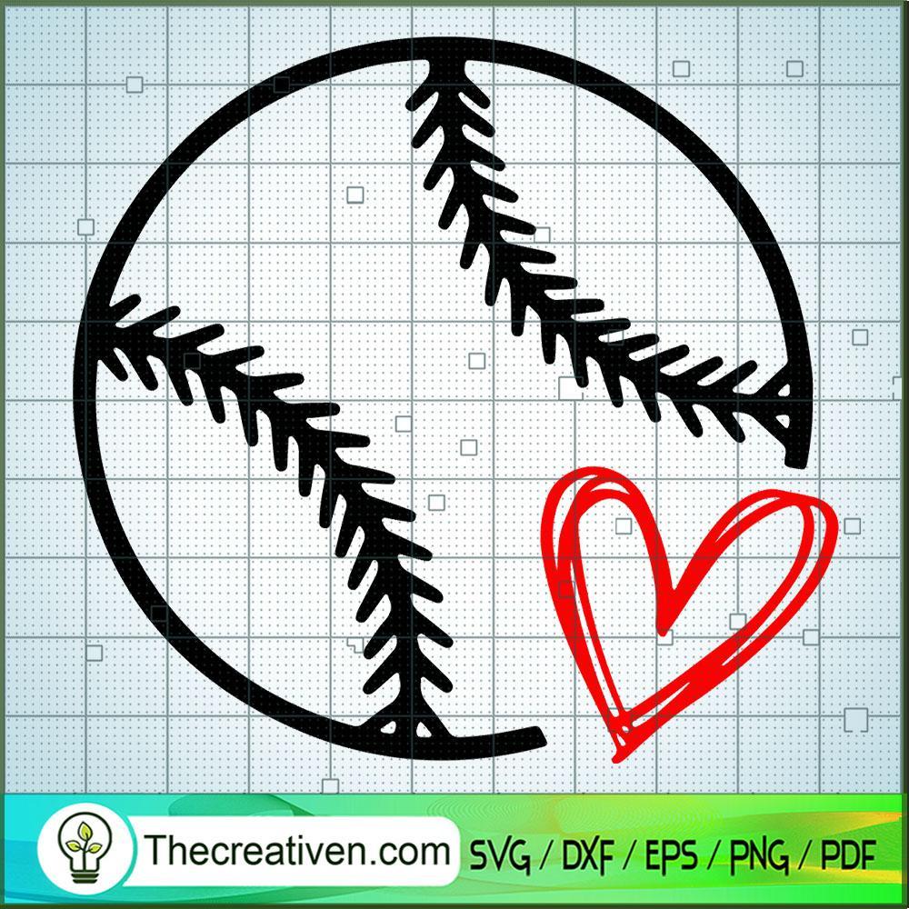 Baseball Heart SVG, Grunge Baseball SVG, Sports SVG 1 Baseball Heart SVG, Grunge Baseball SVG, Sports SVG