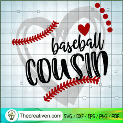 Baseball Cousin SVG, Grunge Baseball SVG, Sports SVG
