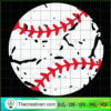 Baseball Ball SVG, Grunge Baseball SVG, Sports SVG