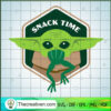 Baby Yoda Eat Frog SVG, Snack Time SVG, Baby Yoda SVG