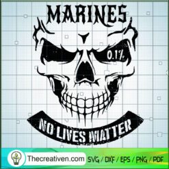 Mariens No Lives Matter SVG, Skeleton SVG, Halloween SVG