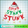 Stink Stank Stunk Pine Tree SVG Cut File for Cricut & Silhouette
