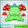 Biz Frog Wearing a Mushroom Hat SVG, Funny Frog SVG, Mushroom Hat SVG 2 66 copy 12