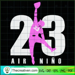 Air Nino El Nino San Diego B SVG Cut File for Cricut