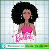 Afro Barbie Girl Brown Babe Women SVG, Afro Girl SVG, Black Girl SVG