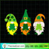 Three Gnomes Holding Lucky Clover SVG, Gnomes SVG, Lucky SVG 3 54 copy 14