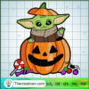 Baby Yoda in Pumpkin Happy Halloween SVG,Halloween SVG,Baby Yoda SVG 2 4 copy 15