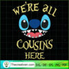 Stitch We're All Cousin Here SVG, Stitch SVG, Lover Stitch SVG 2 76 copy 9