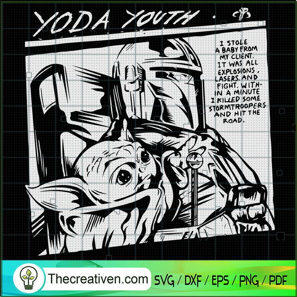 Mandalorian SVG, Yoda Youth SVG, Star Wars SVG 1 Mandalorian SVG, Yoda Youth SVG, Star Wars SVG