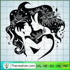 Floral Mom And Baby SVG Cut File for Cricut & Silhouette