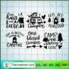 Camping Bundle SVG, Camper SVG, Happy Camper SVG