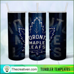 The Creativen 37 Toronto Maple Leafs Skinny Tumbler Wrap – Digital Download