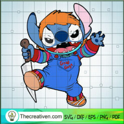 Stitch Chucky SVG Cut File for Cricut & Silhouette