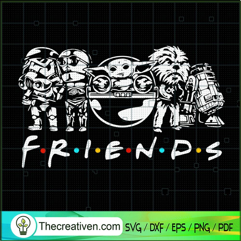 Starwars Friends SVG, Starwars SVG, Baby Yoda SVG 1 Starwars Friends SVG, Starwars SVG, Baby Yoda SVG