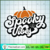 Spooky Vibes Pumpkin SVG Cut File for Cricut & Silhouette 2 207 copy 1