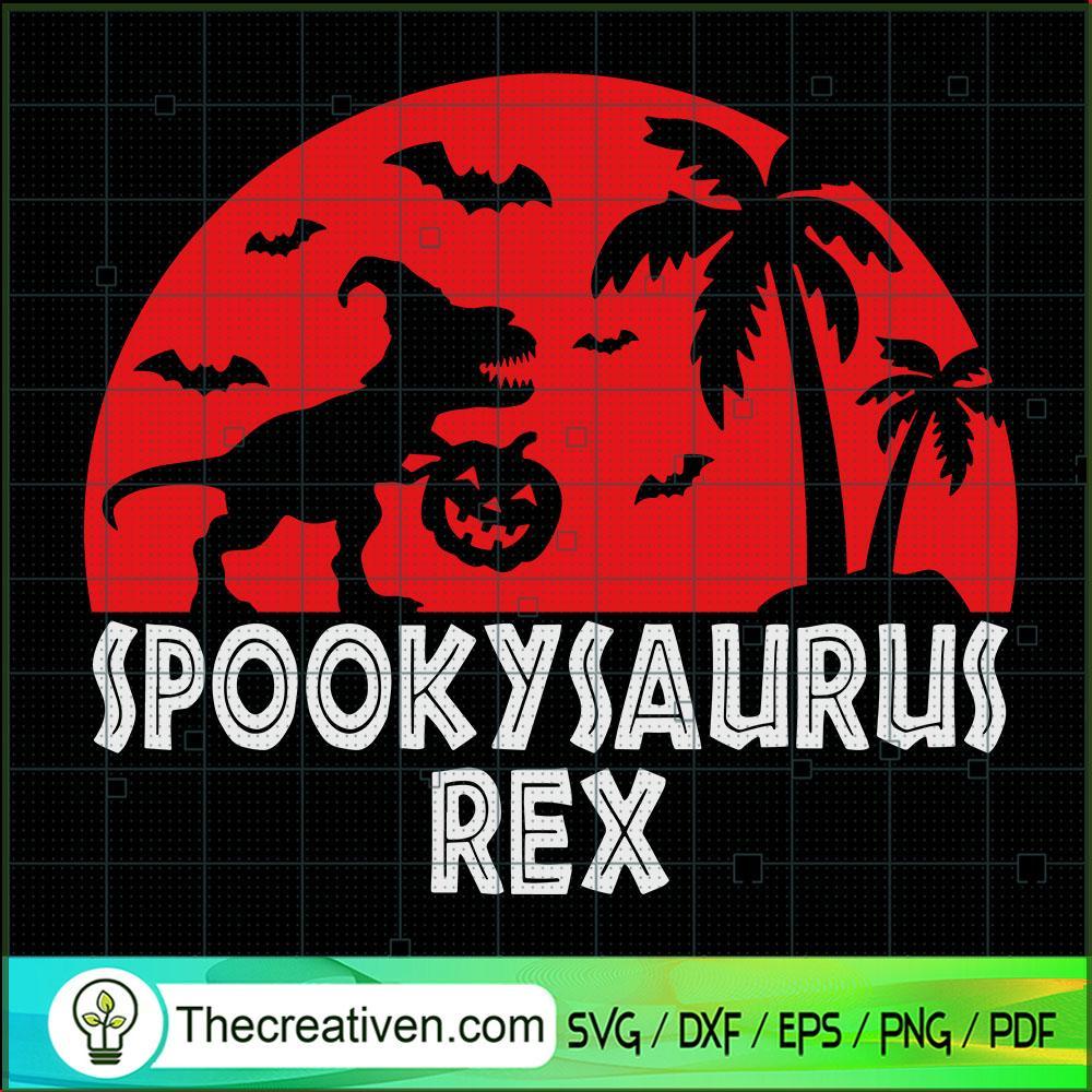 Spooky SaurusRex SVG Cut File for Cricut & Silhouette 1 Spooky SaurusRex SVG Cut File for Cricut & Silhouette