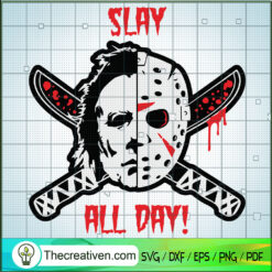 Slay All Day SVG Cut File for Cricut & Silhouette Design 45700