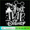 My First Trip To Disney SVG, Walt Disney SVG, Disney Castle SVG
