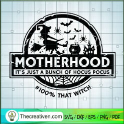 Motherhood Witch SVG Cut File for Cricut & Silhouette